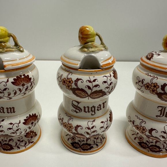 Vintage Creamer Sugar Jam and Jelly Fine China - Picture 4 of 7